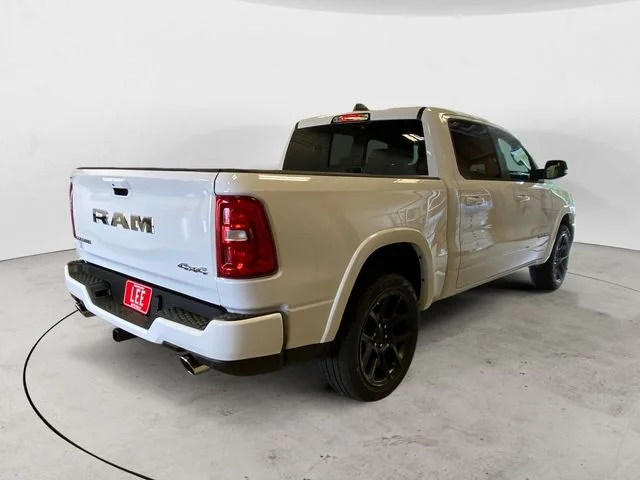 New 2026 Bright White Ram LARAMIE CREW CAB 4X4 5