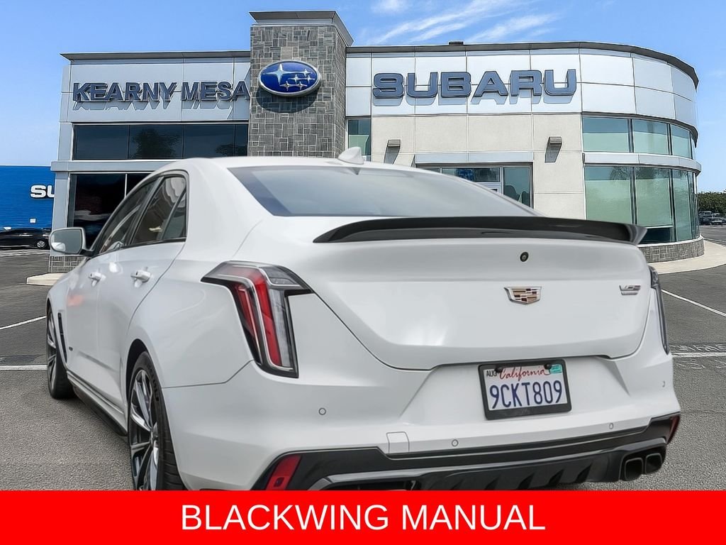 Used 2022 White Cadillac V-Series image 4