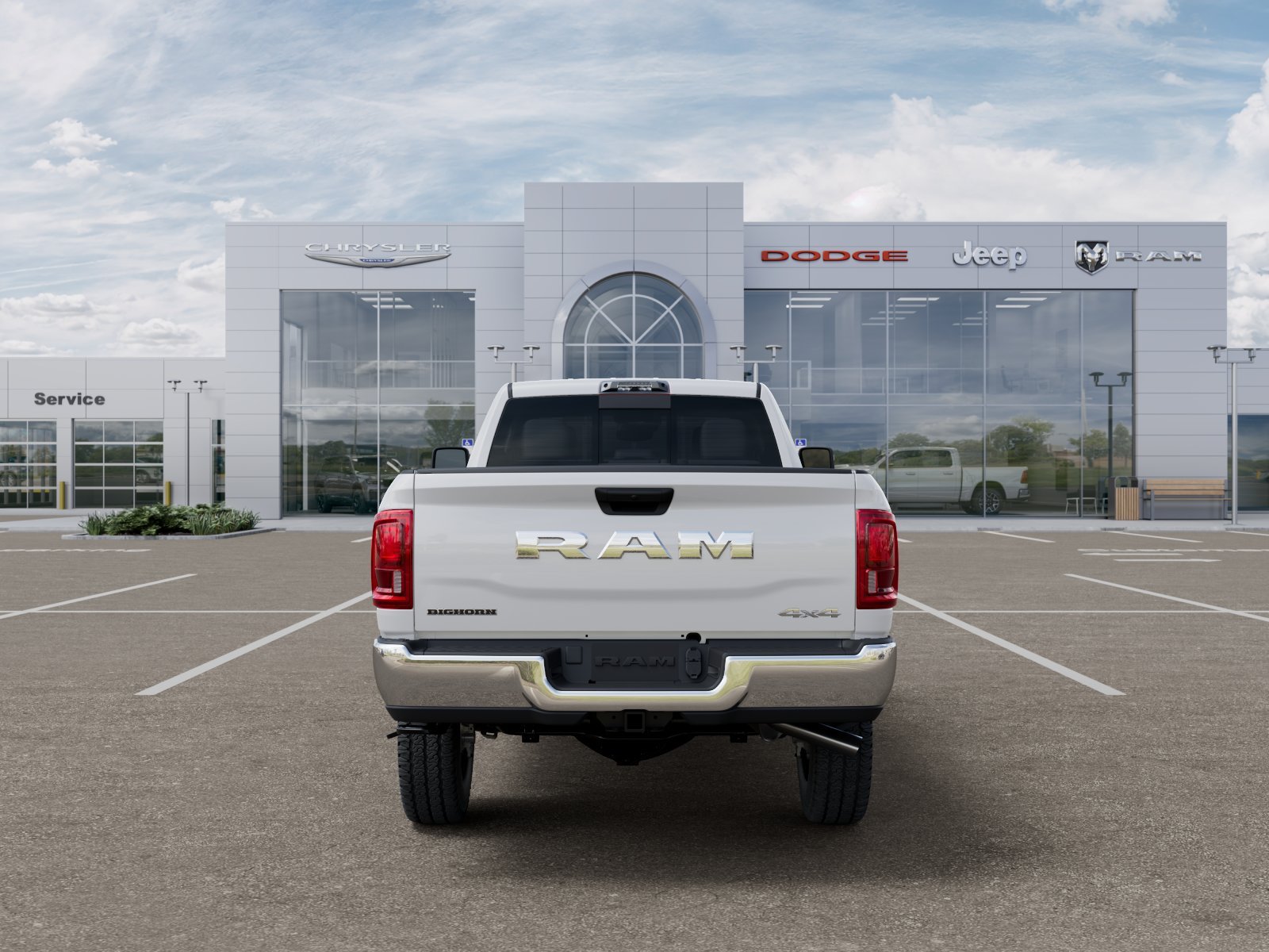 New 2026 Bright White Clearcoat RAM Big Horn image 34