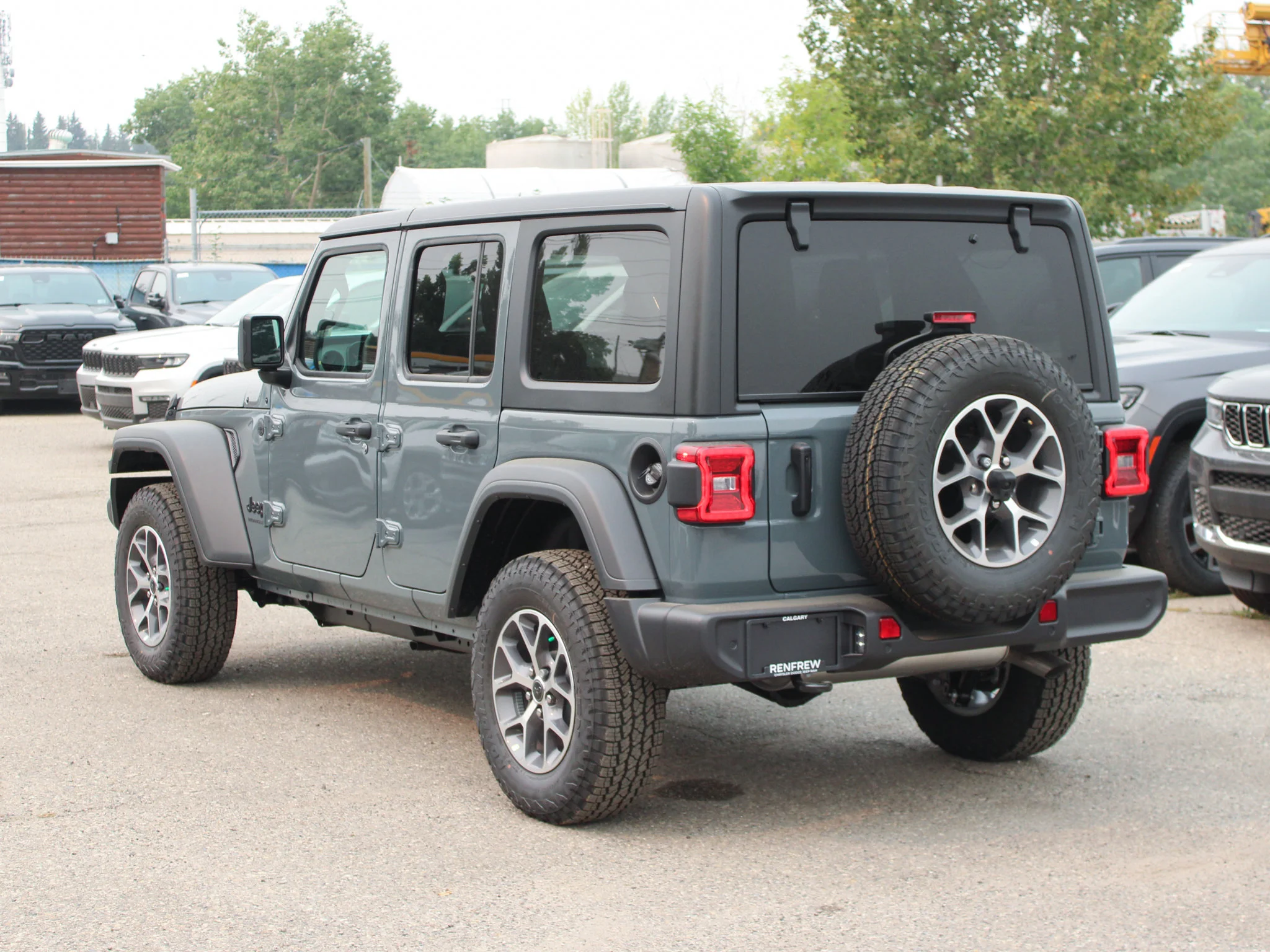 Used 2025 Dark blue Jeep Sport S* 4 Door 4x4, Remote Start, Heated Seats, Safety Group image 2