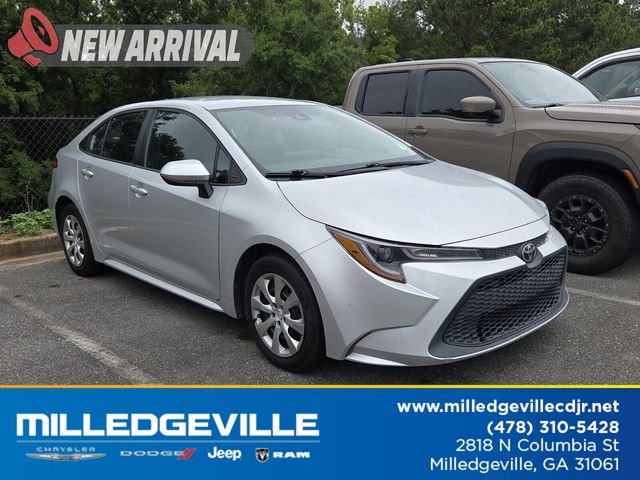 Used 2020 Silver Toyota LE image 1
