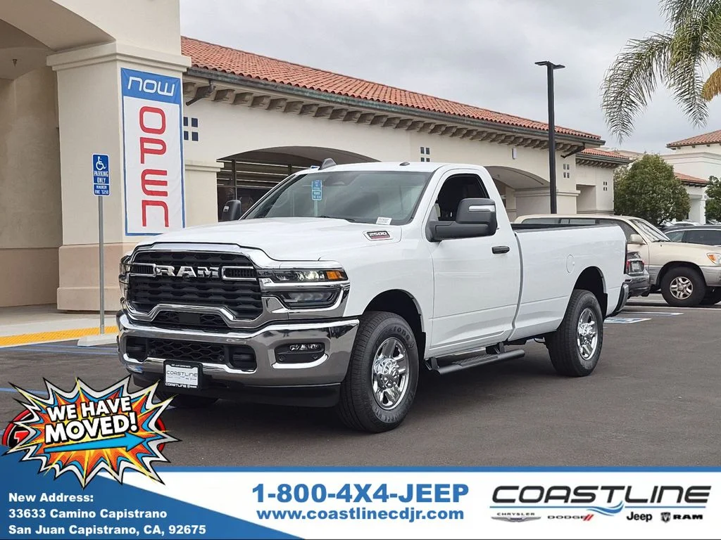 New 2026 Bright White Clear-Coat Exterior Paint RAM Tradesman image 1