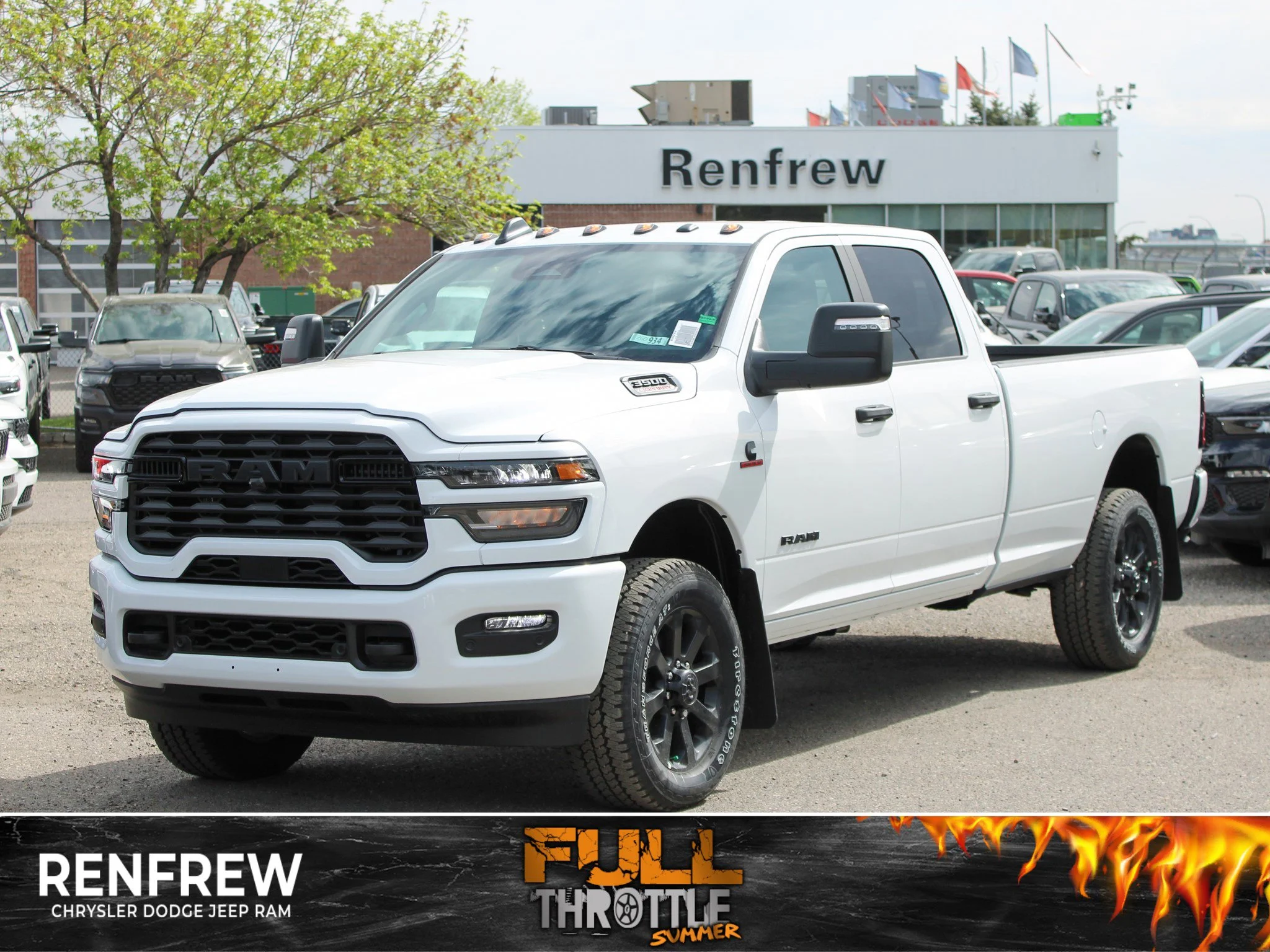 New 2026 White RAM Big Horn* image 1