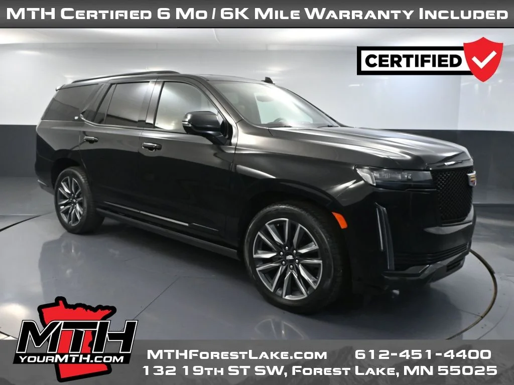 Certified Used 2023 Black Cadillac Sport image 1
