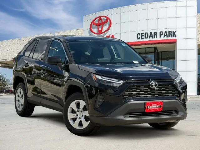 Certified Used 2025 MIDNIGHT BLACK METAL Toyota LE image 1