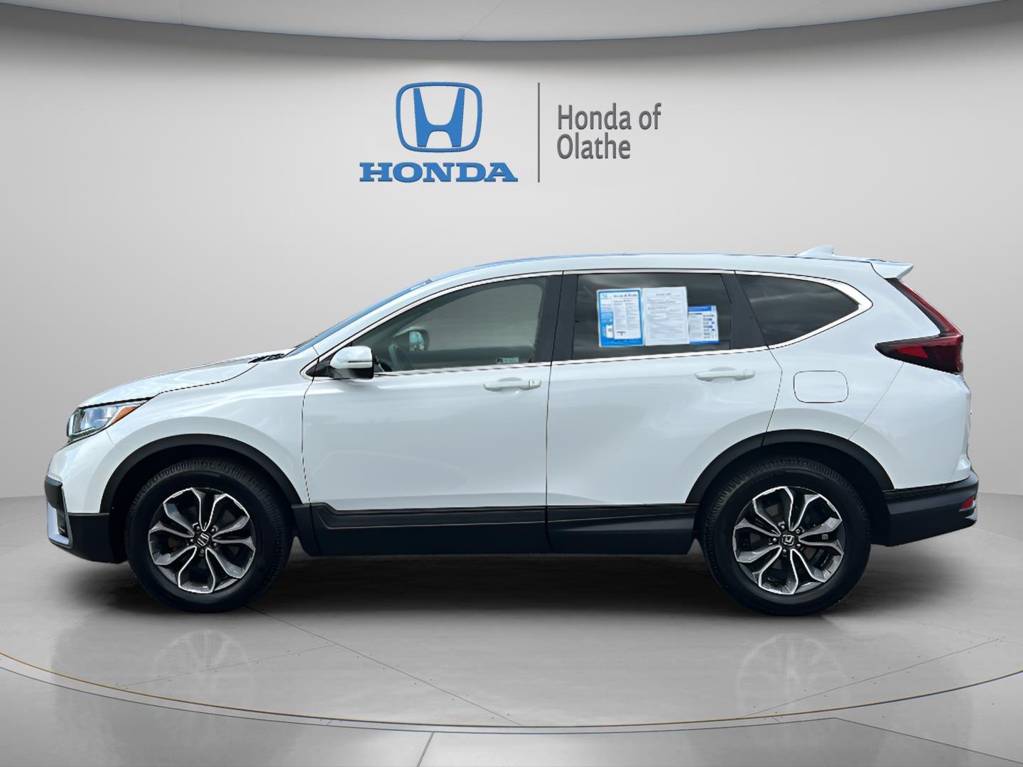 Certified Used 2020 Platinum White Pearl Honda EX-L image 2