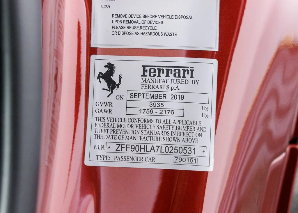Certified Used 2020 Rosso Fiorano Ferrari Base image 49