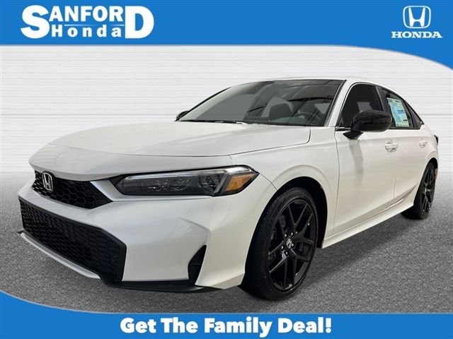 New 2026 Platinum White Pearl Honda 2WD Sport Hybrid image 1