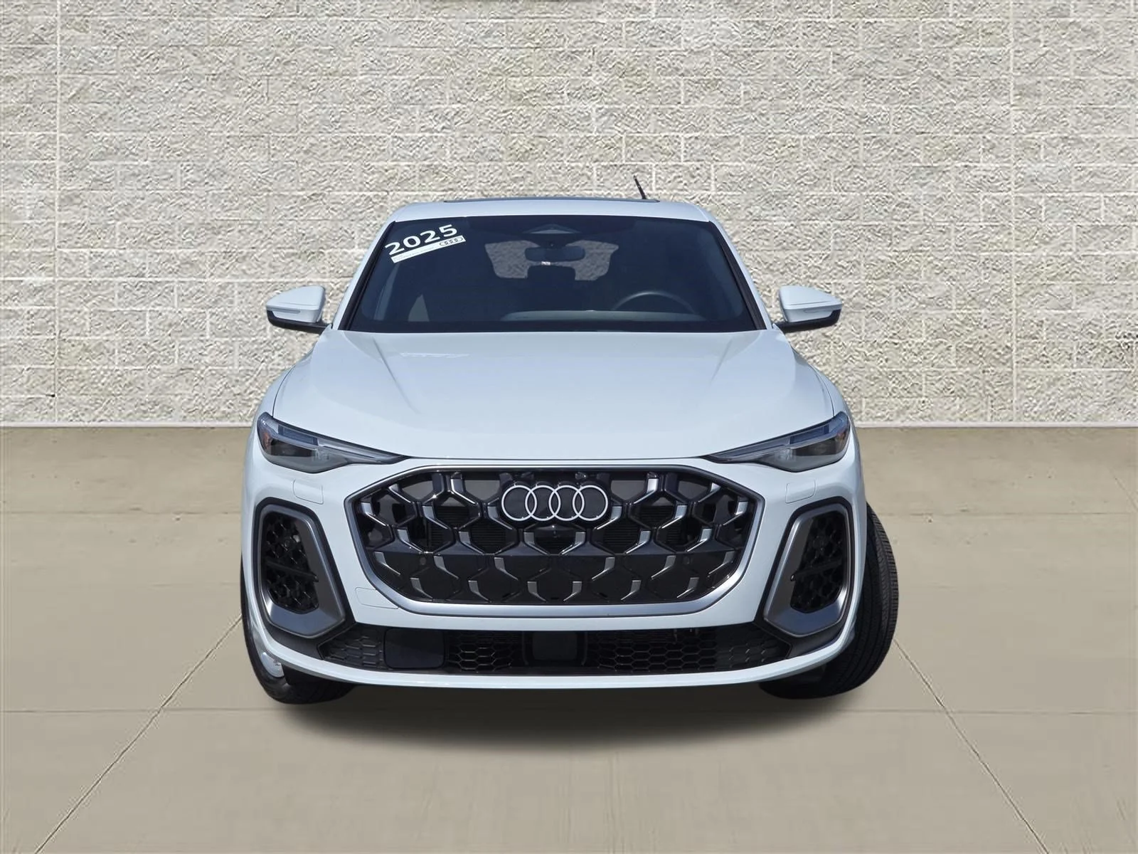 Certified Used 2025 Glacier White Metallic Audi Premium Plus image 2