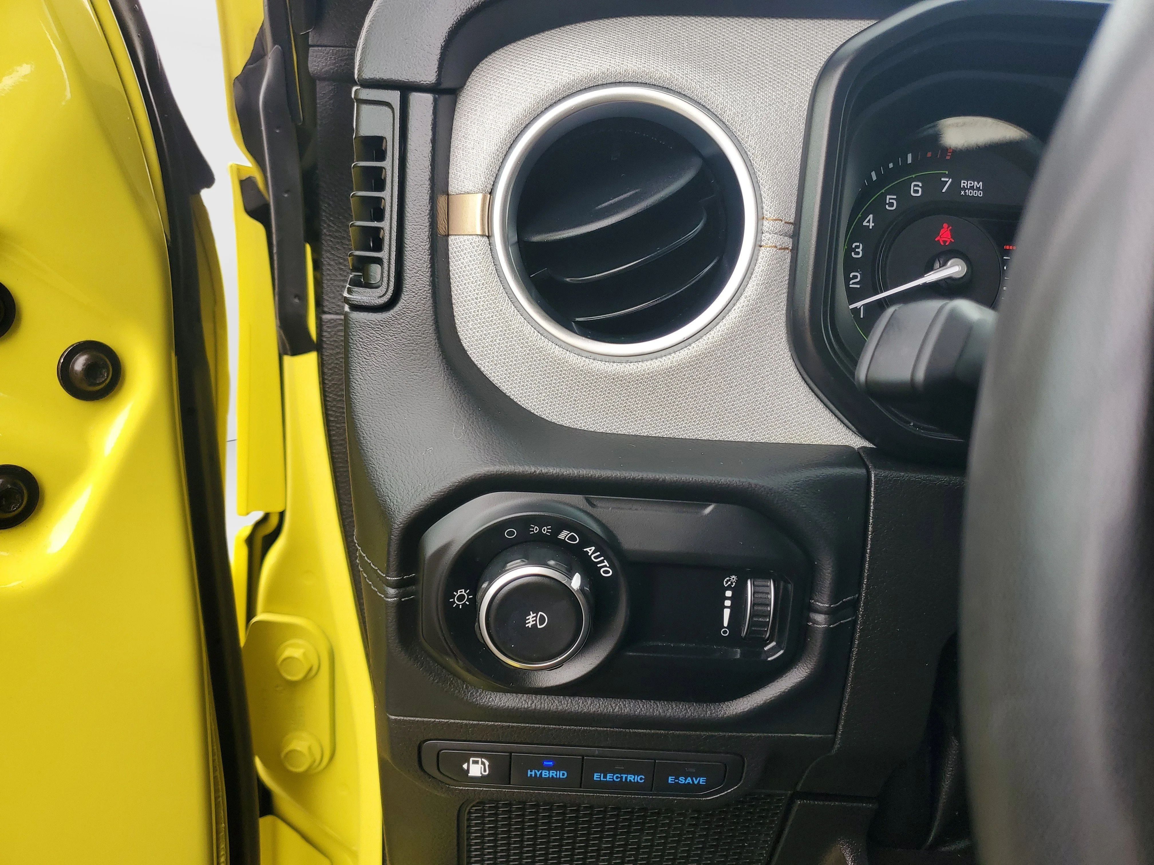 Used 2024 Yellow Jeep Sahara 4xe image 25