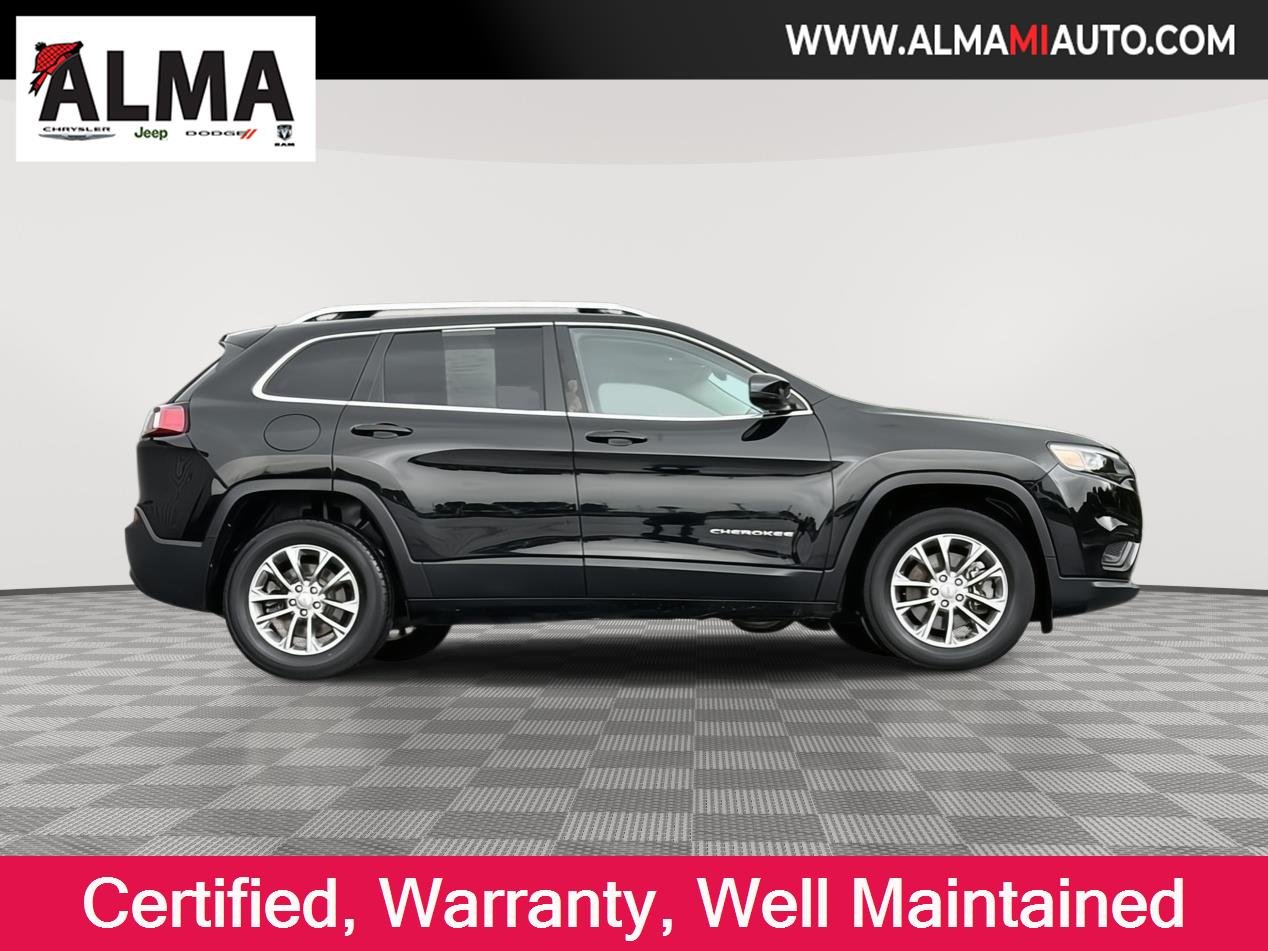 Certified 2019 Jeep Cherokee Latitude Plus with VIN 1C4PJMLB5KD261586 for sale in St. Louis, MI