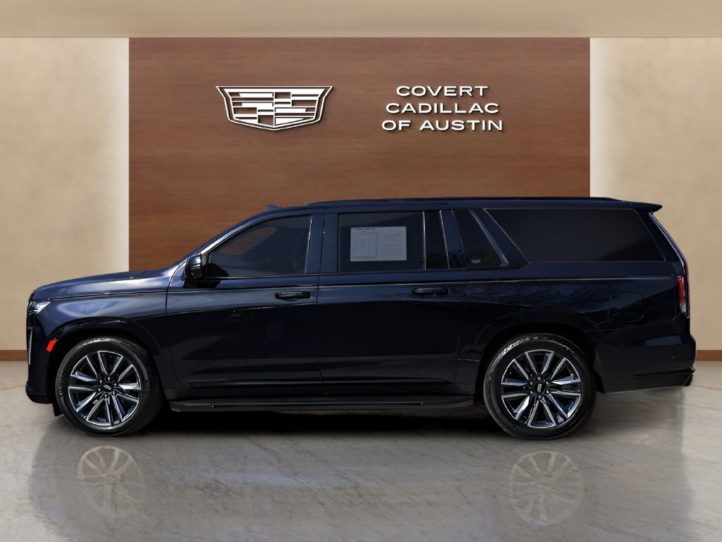 Used 2021 DARK MOON BLUE METALLIC Cadillac Sport image 2
