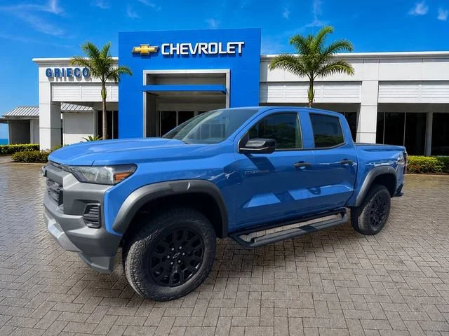 New 2026 Reef Blue Metallic Chevrolet Trail Boss image 3