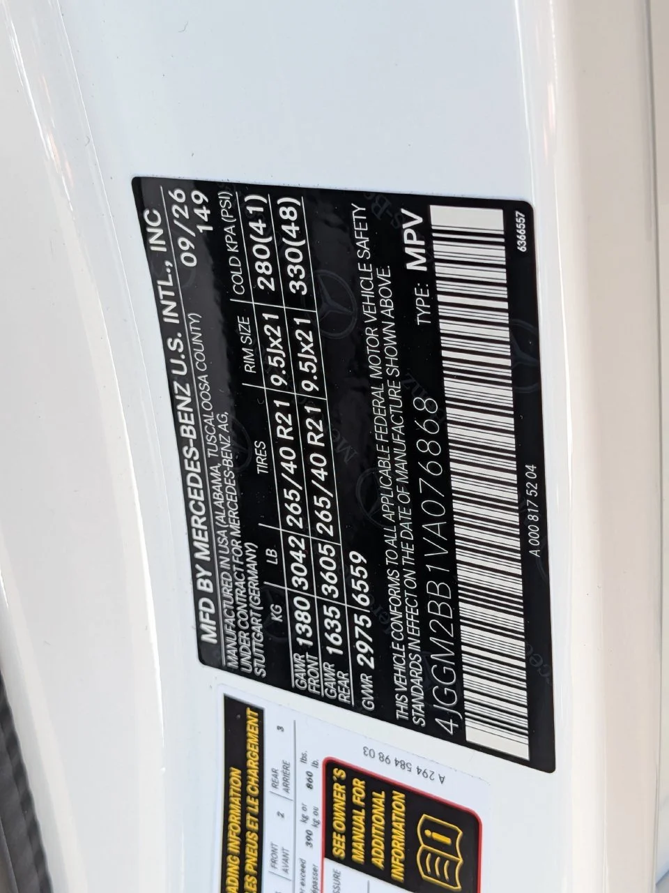 New 2027 Polar White Mercedes-Benz EQE 320+ image 12