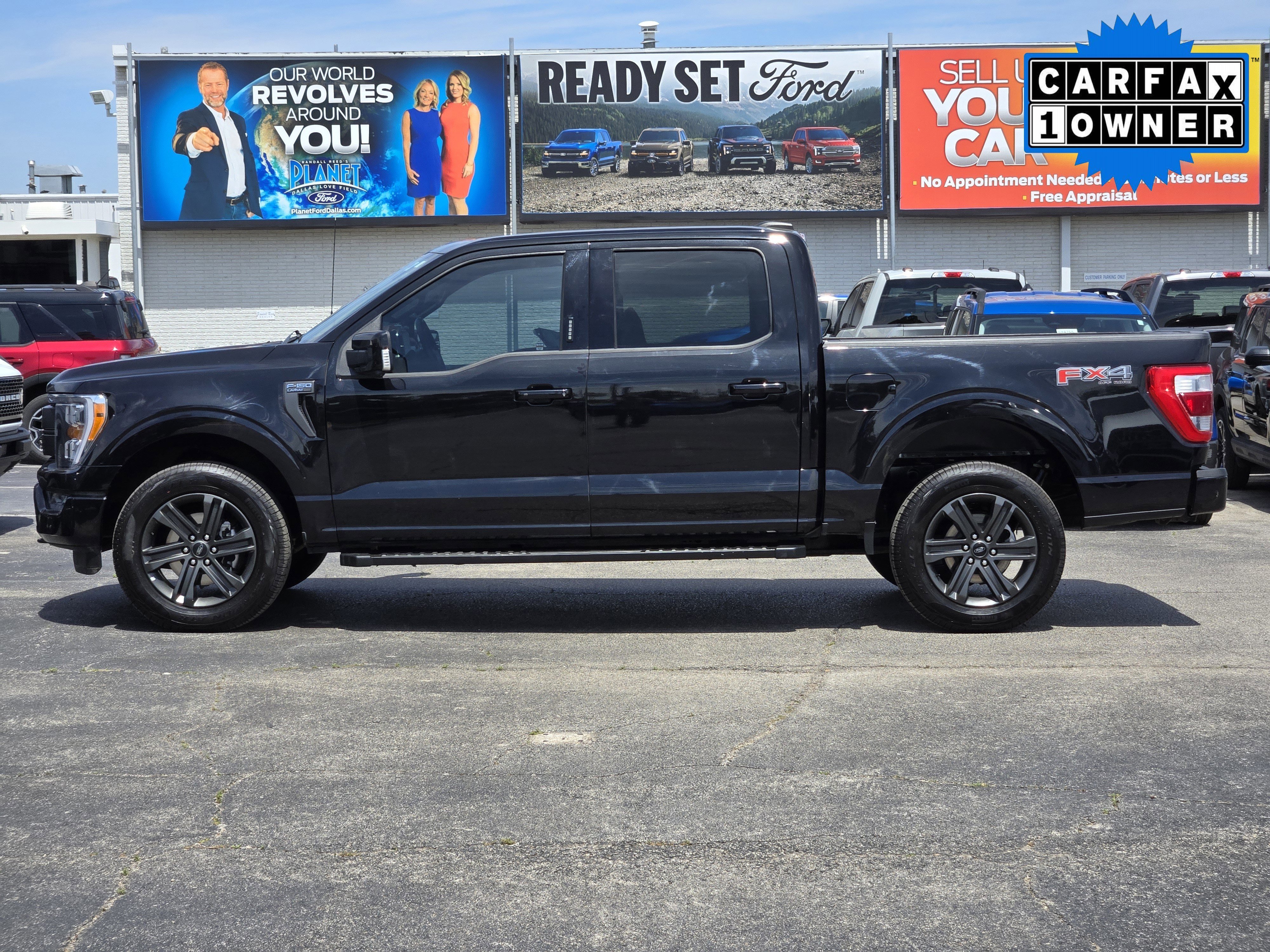 Certified Used 2023 Black Metallic Ford Lariat image 4
