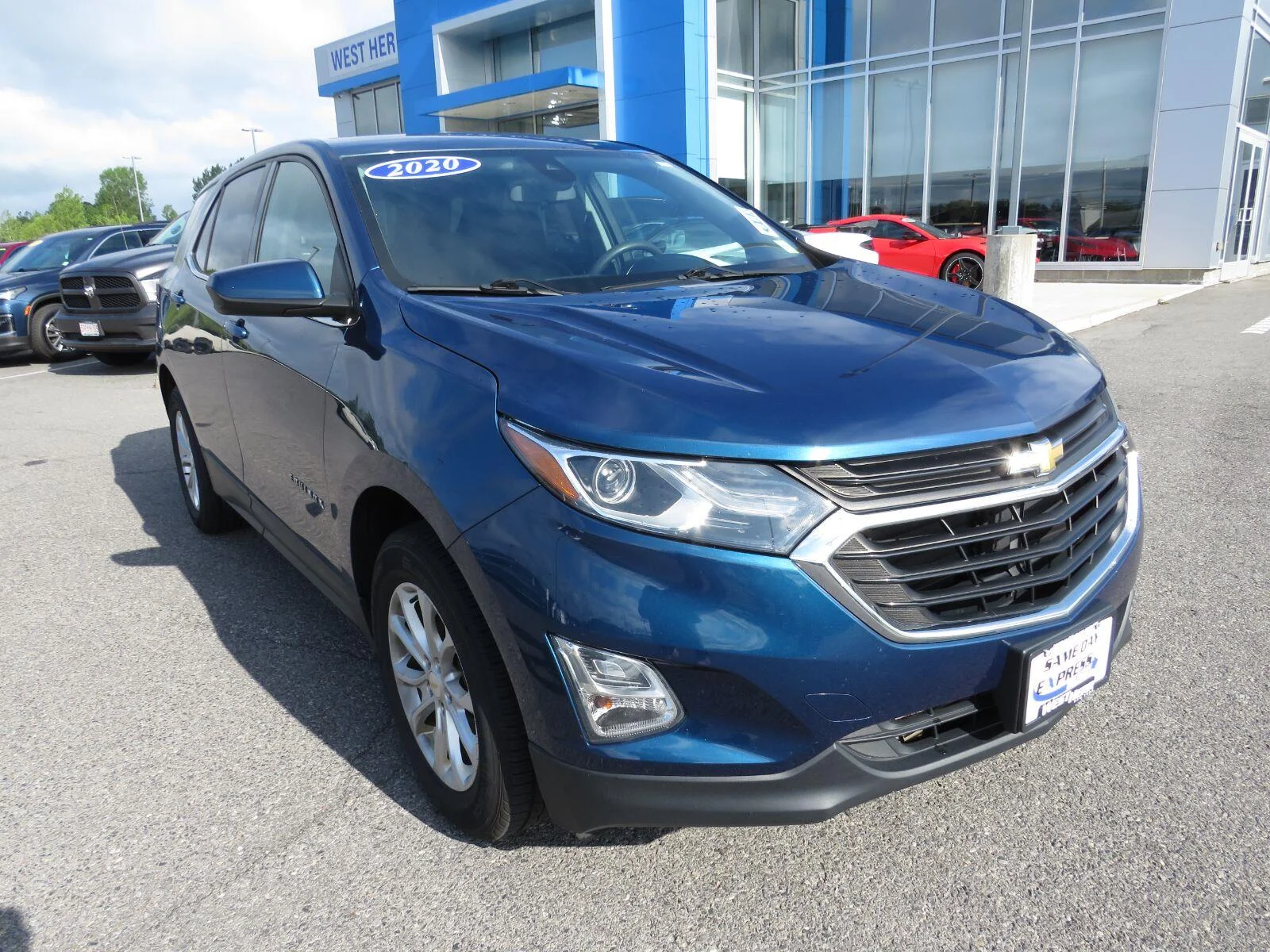 Used 2020 PACIFIC BLUE METALLIC Chevrolet LT image 2
