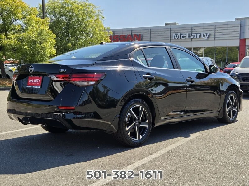 Used 2024 Super Black NISSAN SV CVT image 5