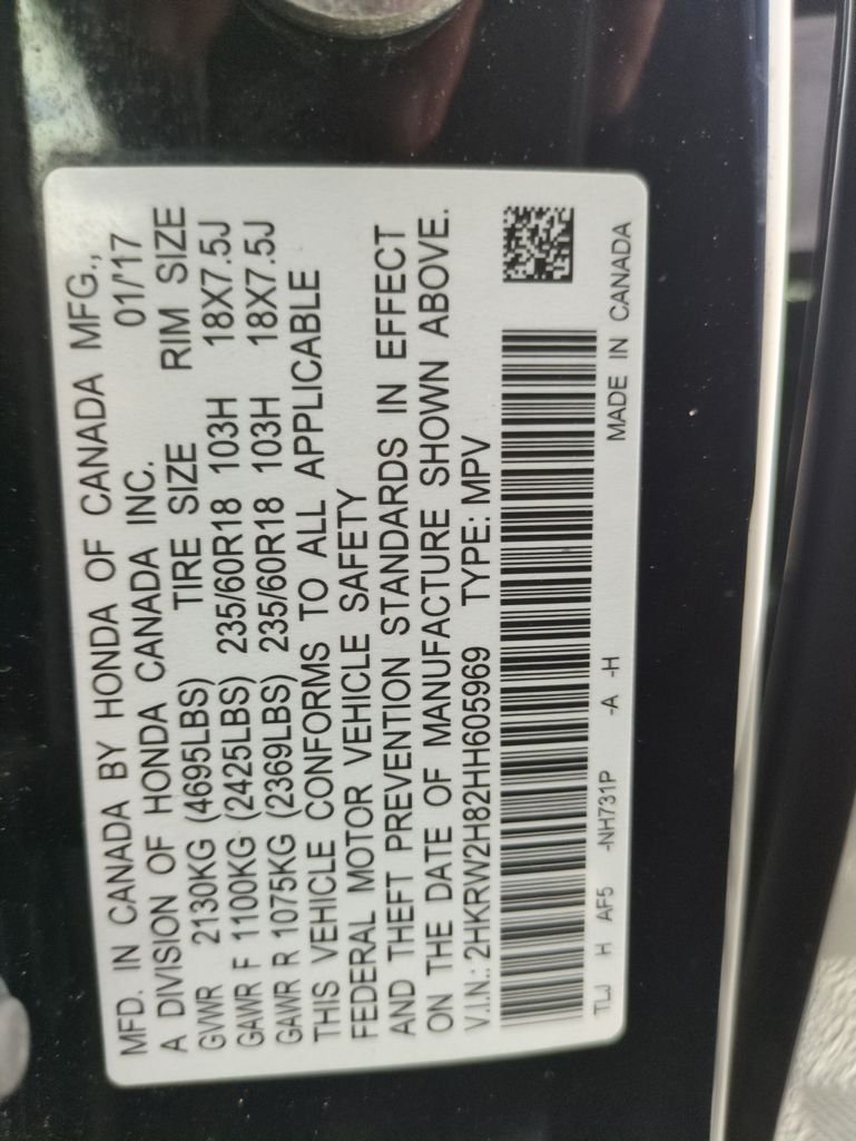 Used 2017 Crystal Black Pearl Honda EX-L image 29