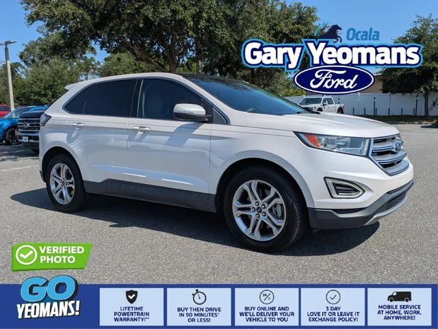 Certified Used 2018 White Ford Titanium image 1