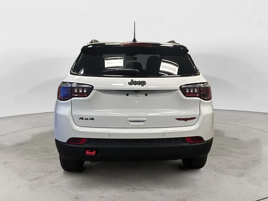 Used 2025 Bright White Jeep Trailhawk image 4