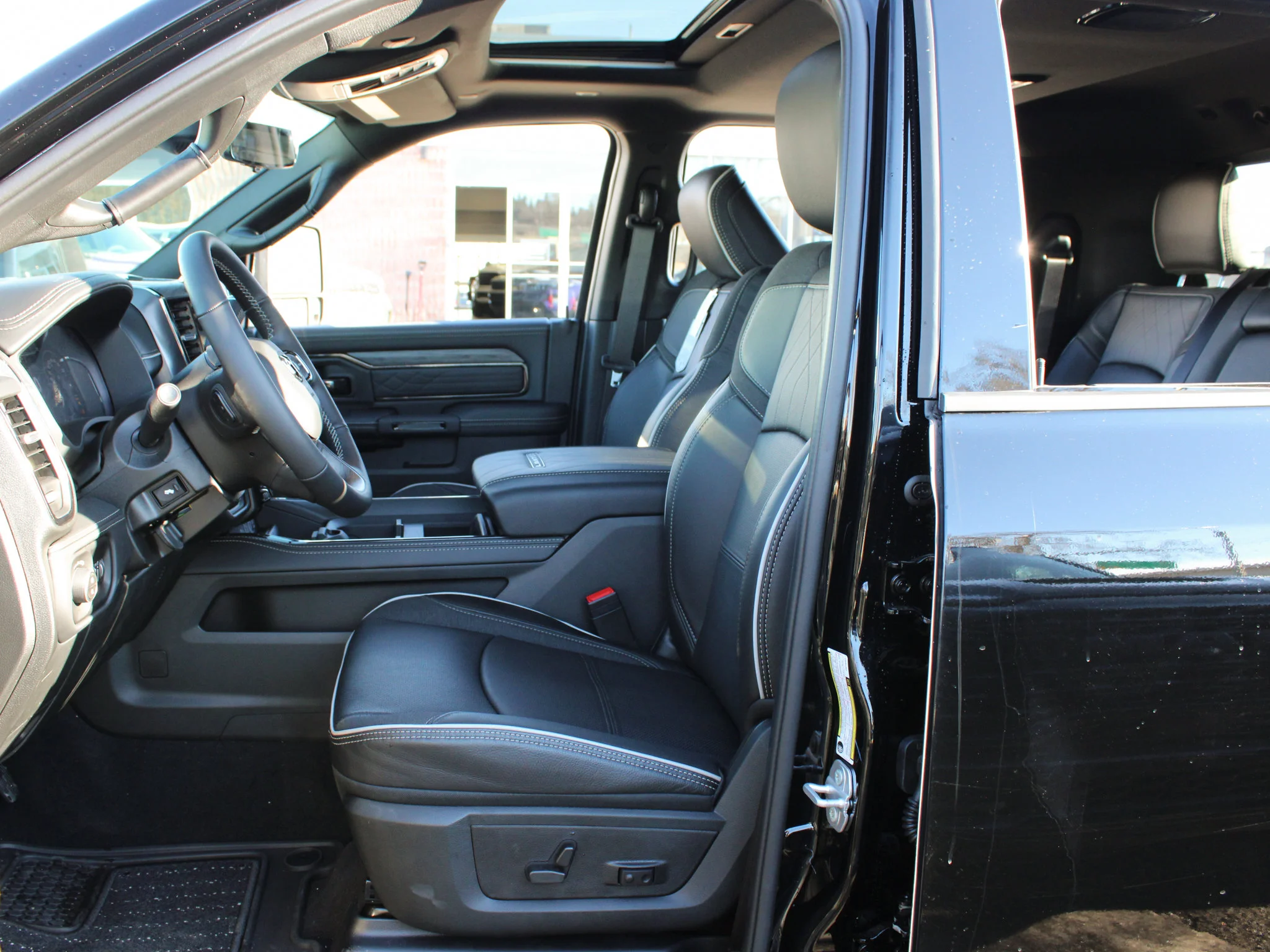 Used 2026 Black RAM Limited* Mega Cab Dually, 20 Inch Mayhem Wheels, 33 Inch Tires, Trigger Industries Mudflaps image 14