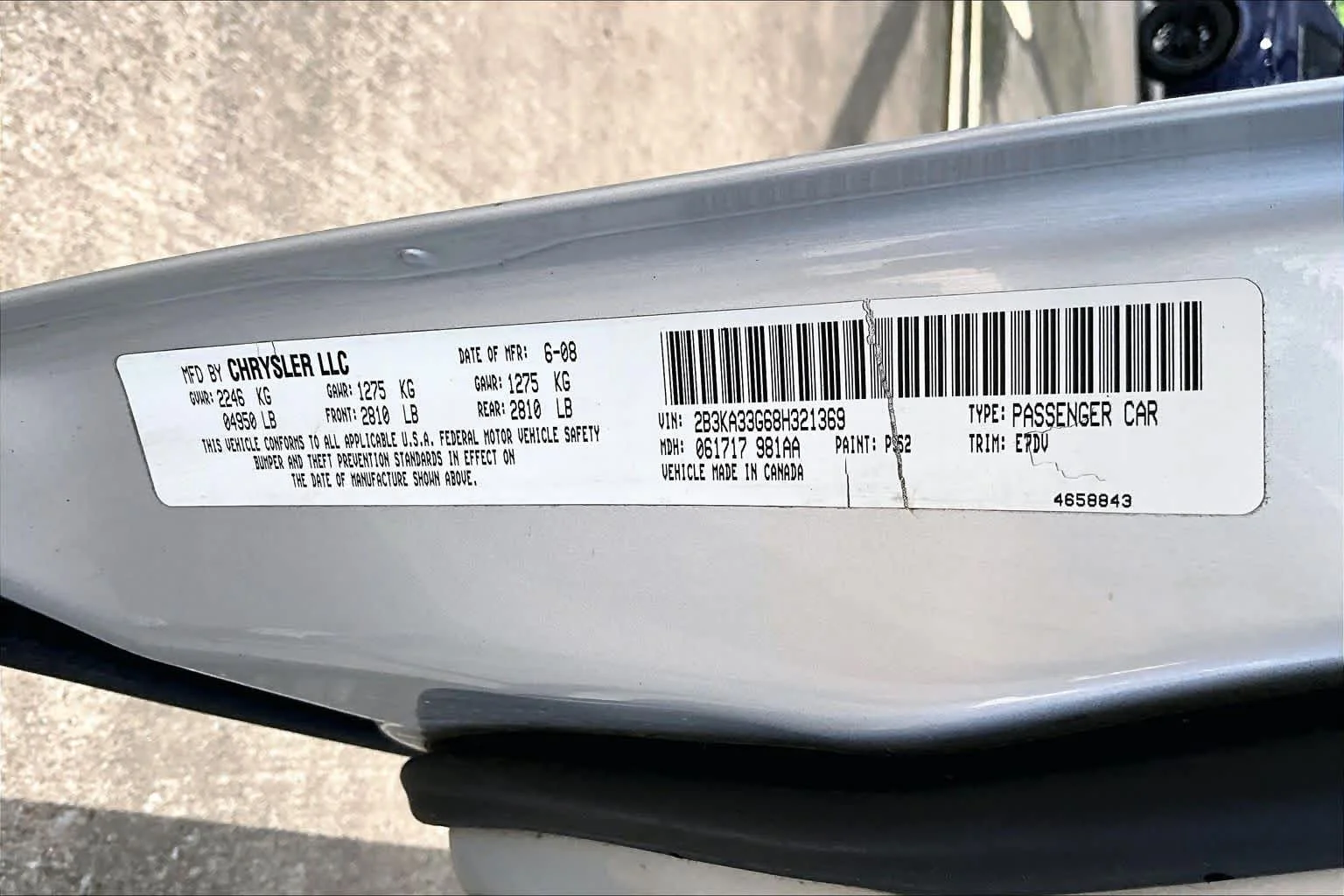 Used 2008 Bright Silver Metallic Dodge SXT image 32