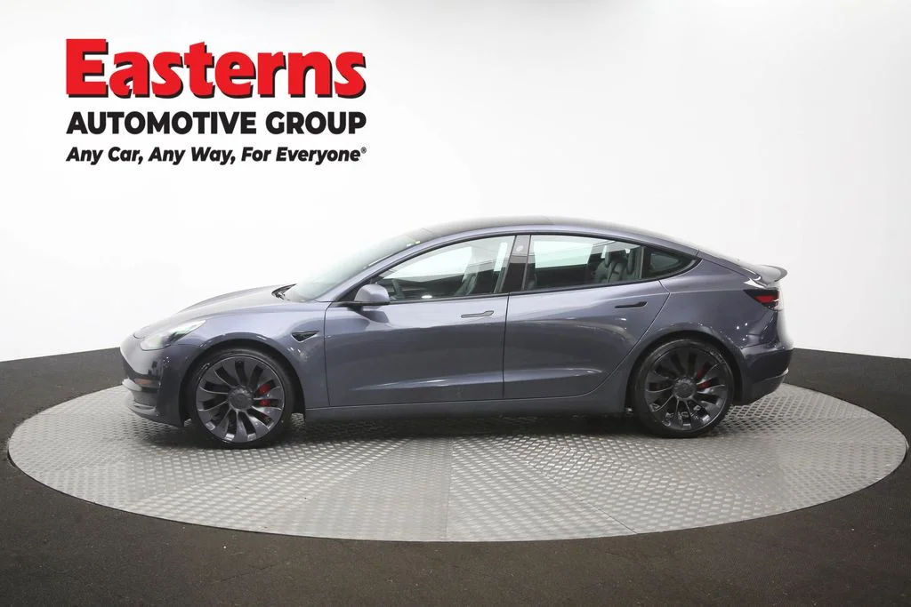 Used 2022 Gray Tesla Performance image 54