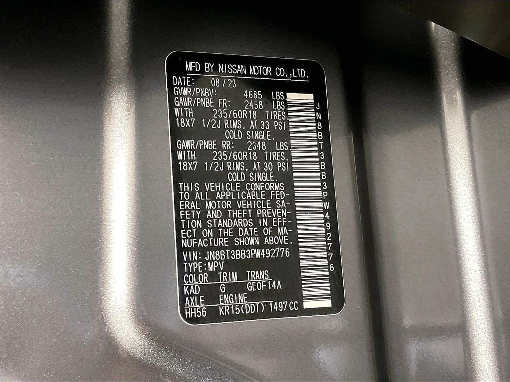 Certified Used 2023 Gray Nissan SV image 36