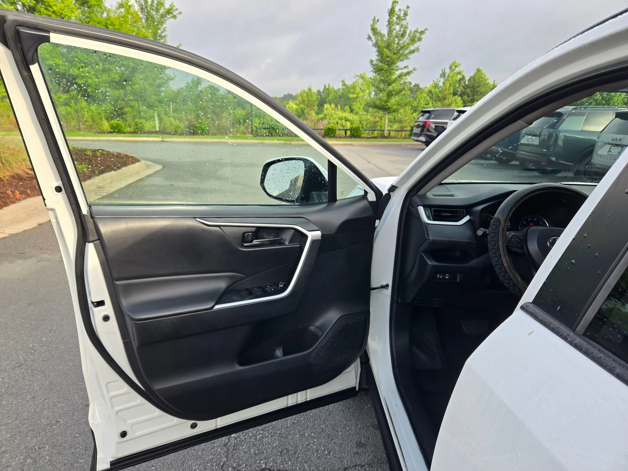 Used 2021 Super White Toyota LE image 33