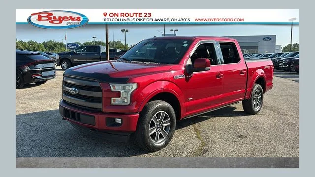Used 2017 Red Ford Lariat image 1
