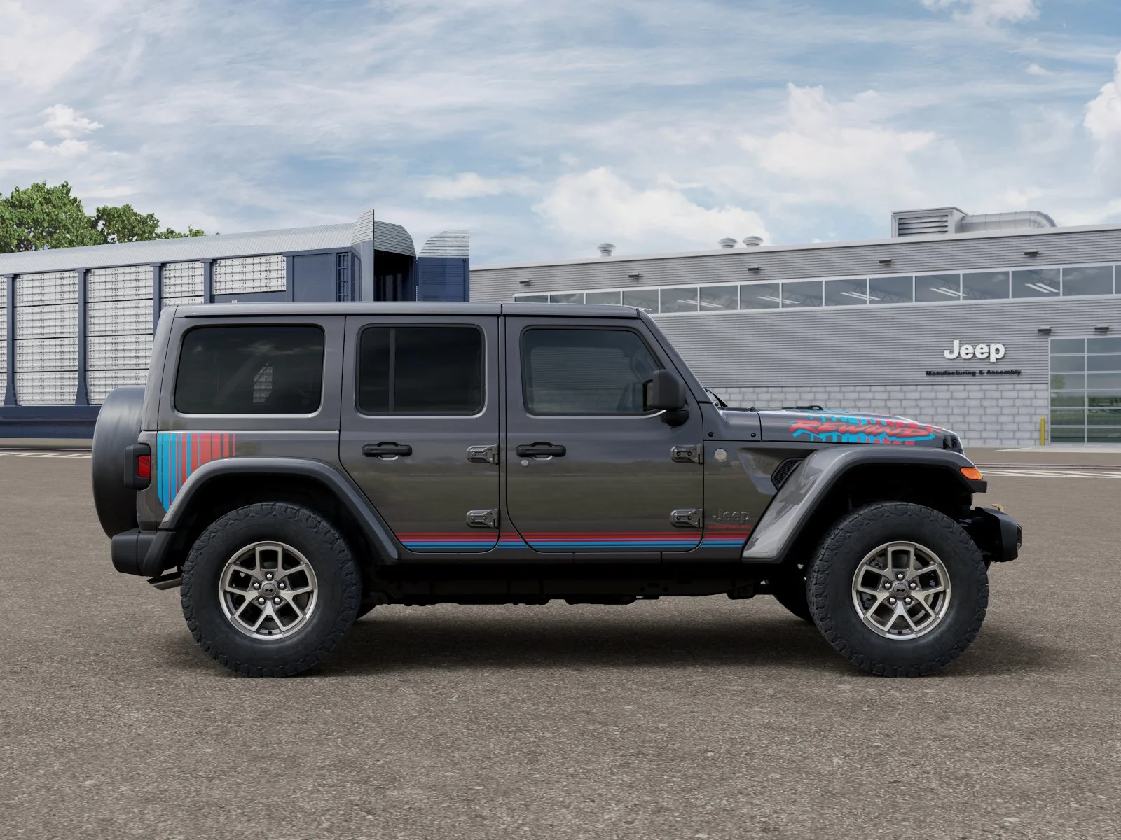 New 2027 Granite Crystal Metallic Clear-Coat Exterior Paint Jeep  image 12