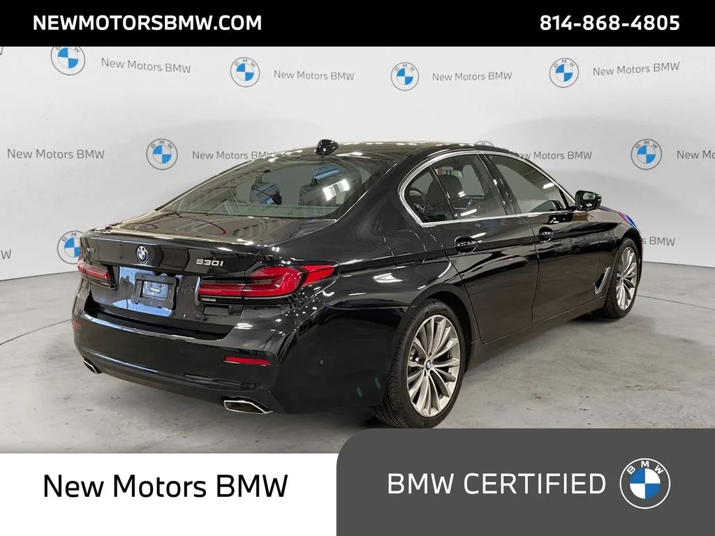 Used 2023 Black Sapphire Metallic BMW 530i xDrive image 5