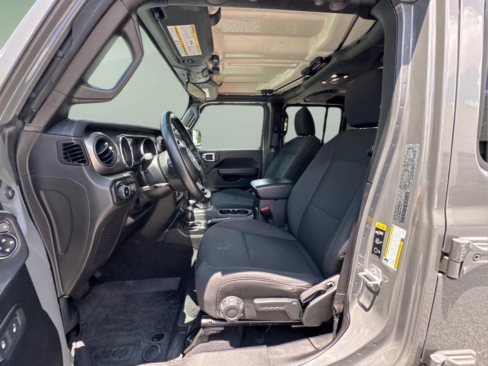 Used 2021 Granite Crystal Metallic Clearcoat Jeep Unlimited Willys image 18