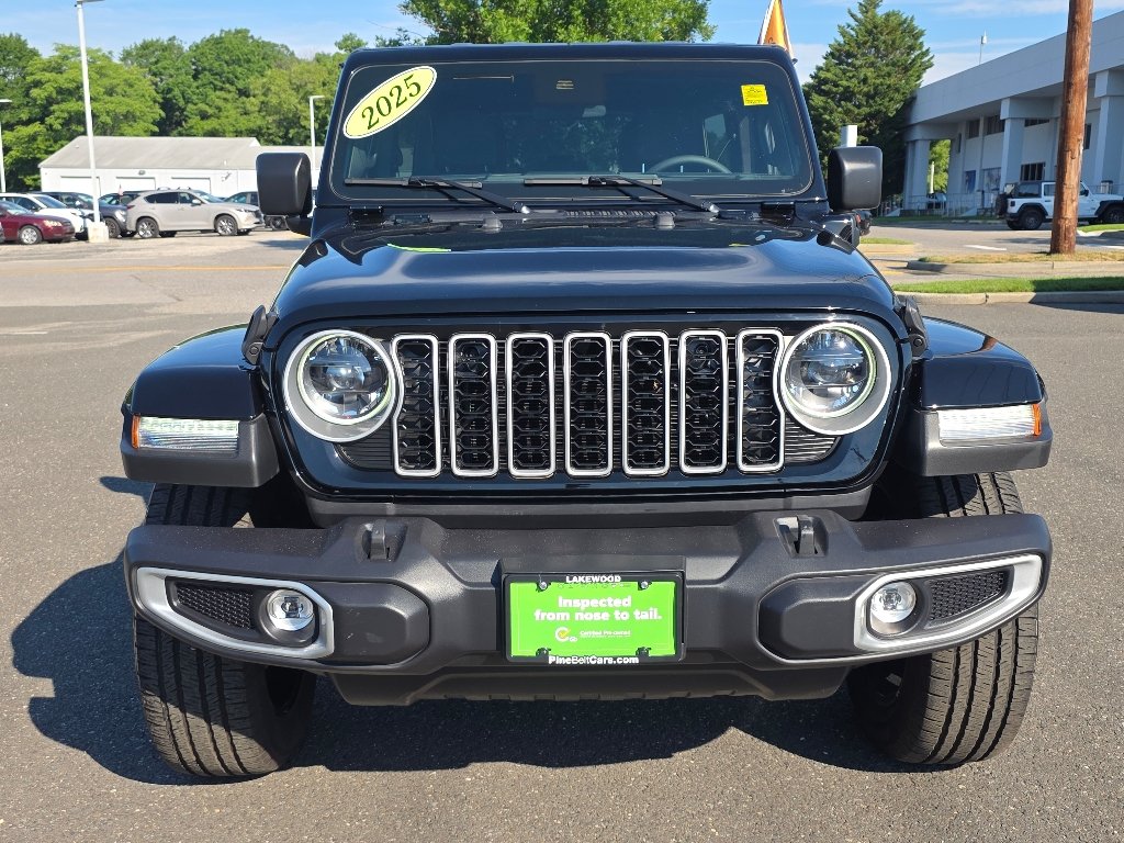 Certified Used 2025 Black Clear Coat Jeep Sahara 4xe image 10