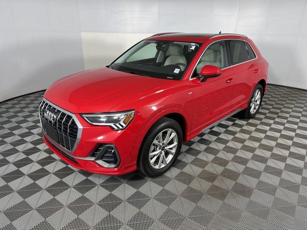 Used 2025 Progressive Red Metallic Audi Premium Plus image 14