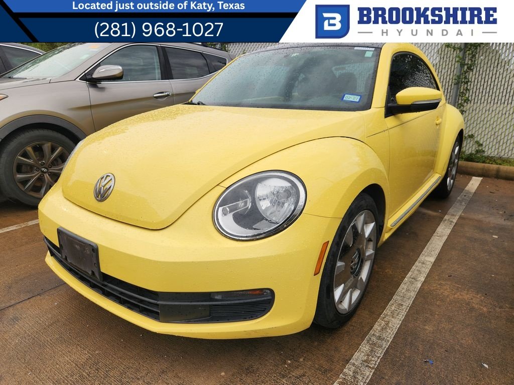 Used 2015 Yellow Rush Volkswagen 1.8T w/Sun/Sound/Nav image 1