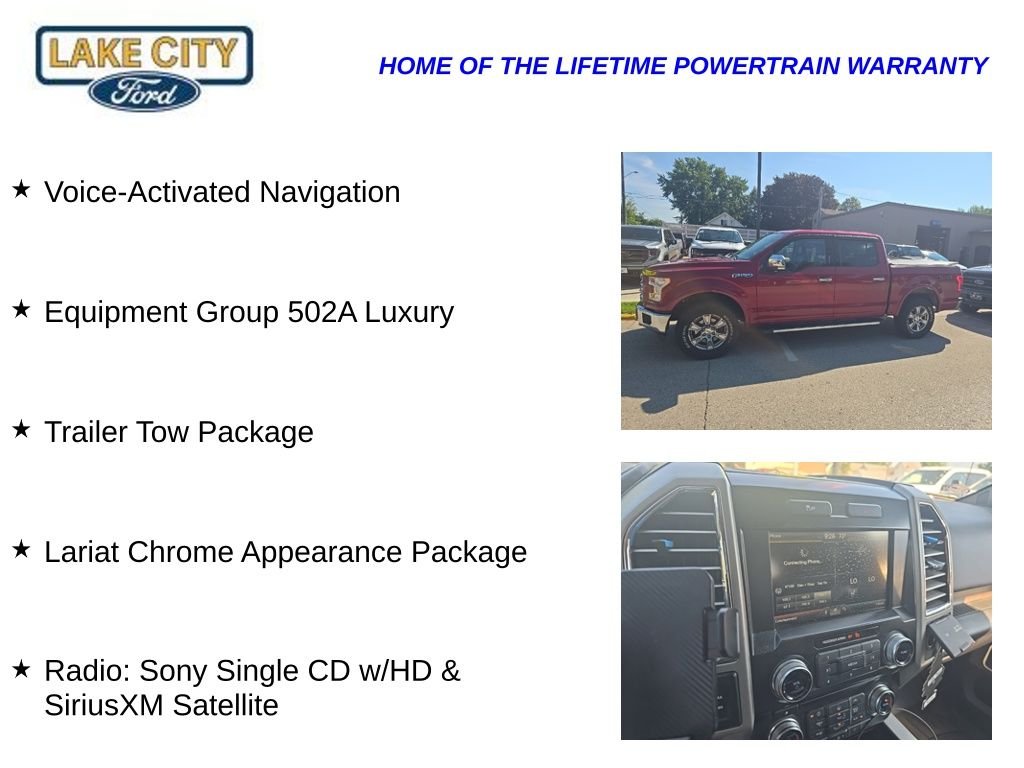 Used 2015 Red Ford Lariat image 5