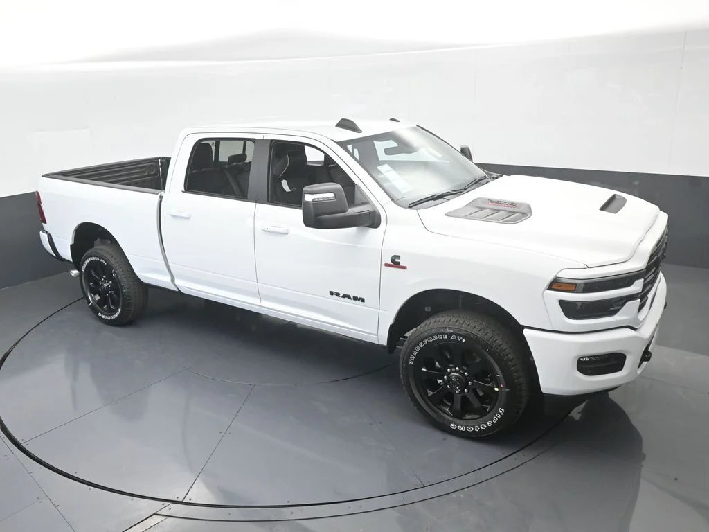 New 2026 Bright White Clear-Coat Exterior Paint RAM Laramie image 52