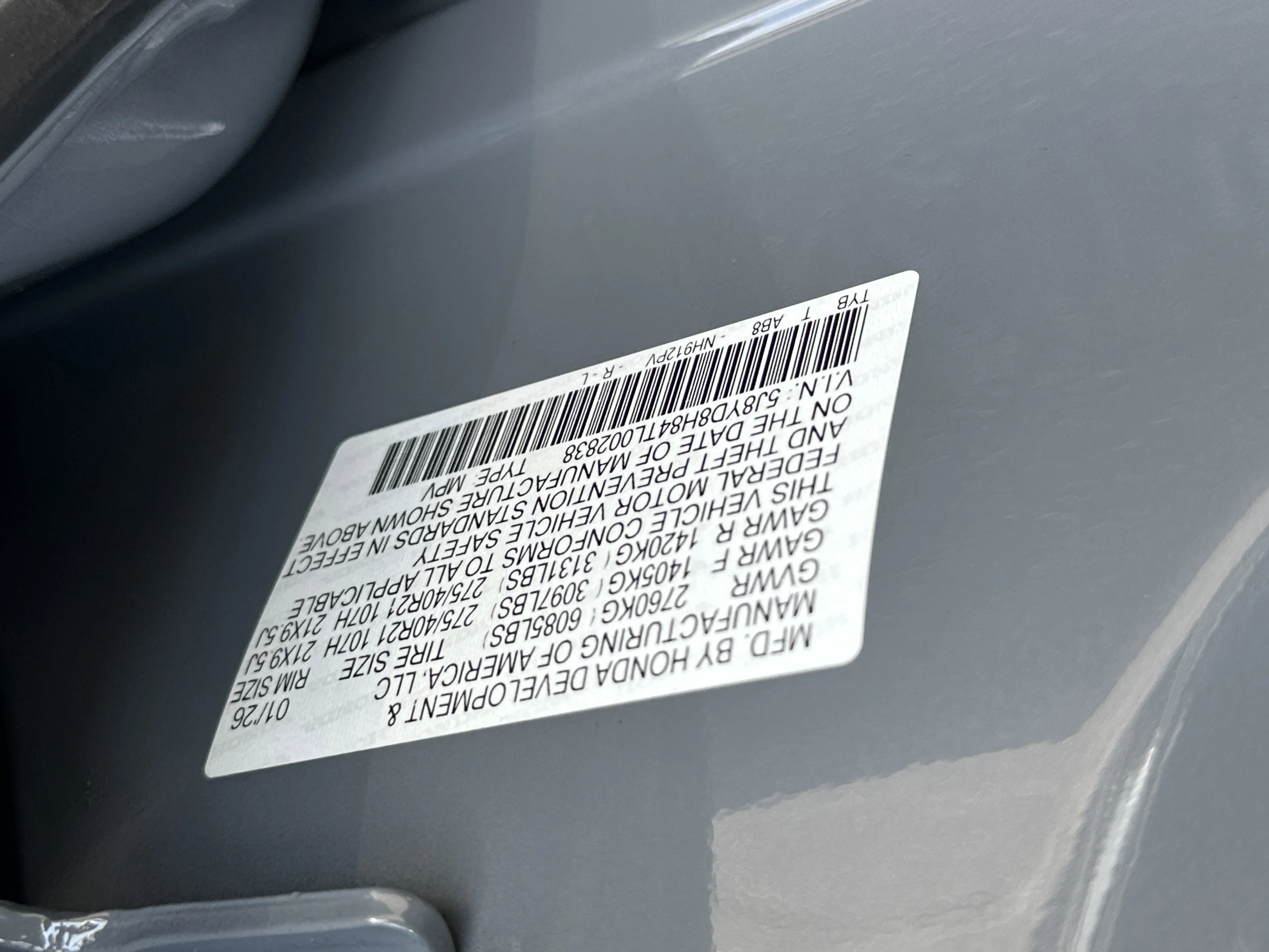 New 2026 Urban Gray Pearl Acura Type S w/Advance Package image 28