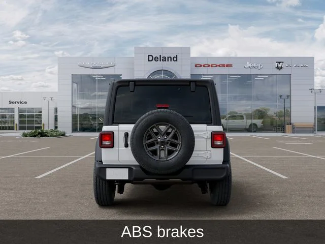 New 2026 Bright White Clear-Coat Exterior Paint Jeep Sport S image 8