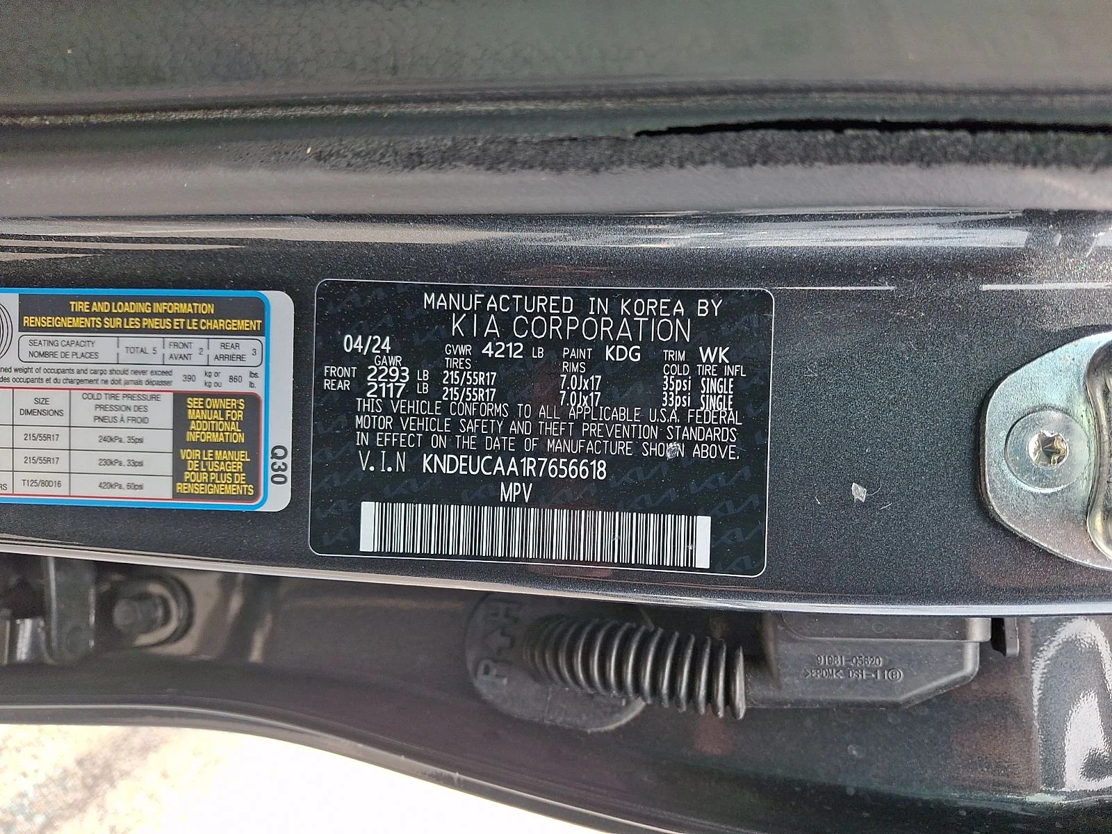 Certified Used 2024 Gray Kia S image 26