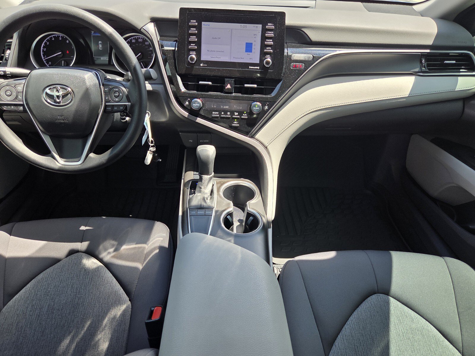 Used 2024 Midnight Black Metallic Toyota LE image 6