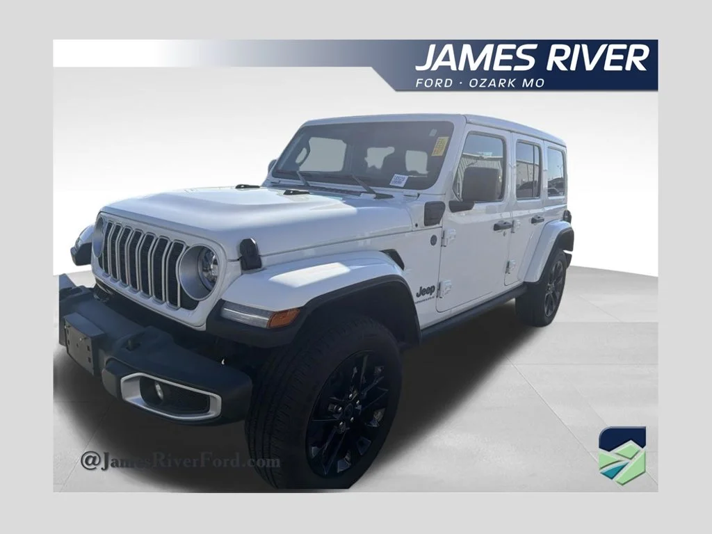 Used 2025 White Jeep Sahara 4xe image 1
