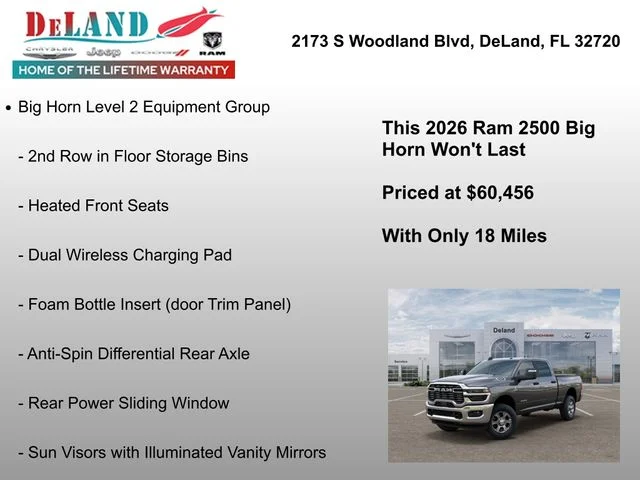 2026 RAM 2500 Big Horn - Photo 6