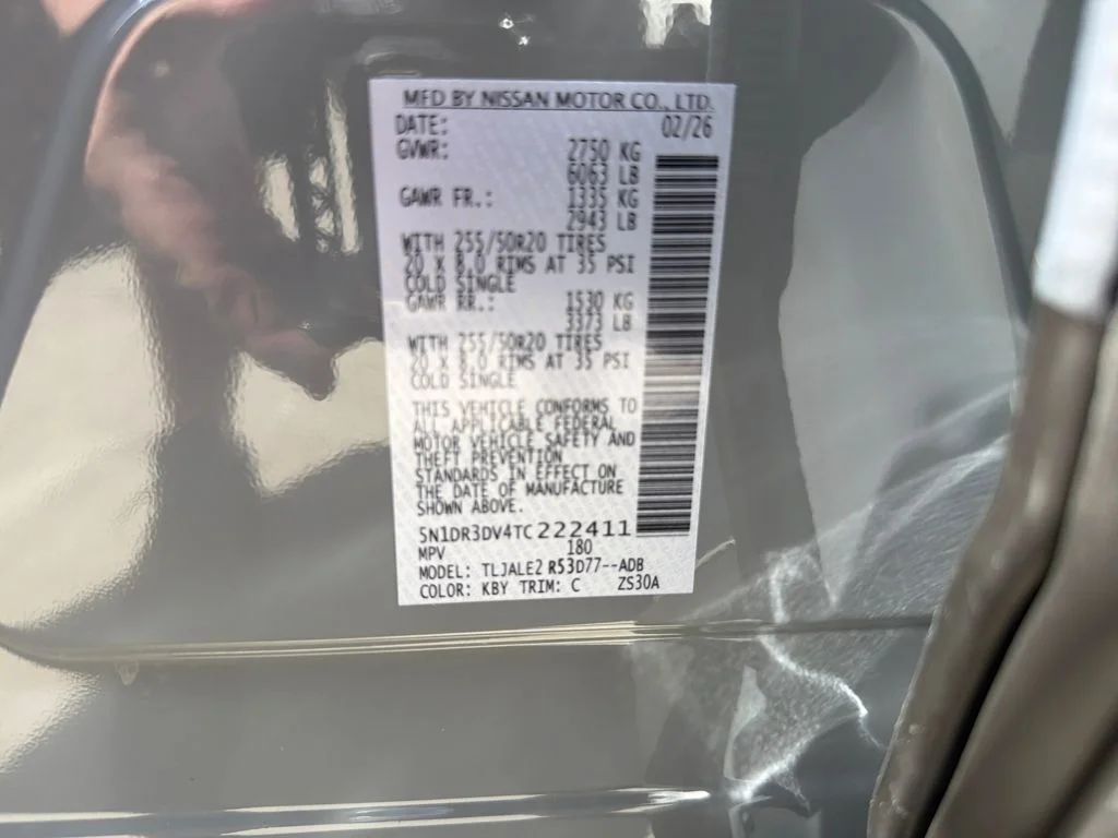 New 2026 Boulder Gray Pearl Nissan Platinum image 36
