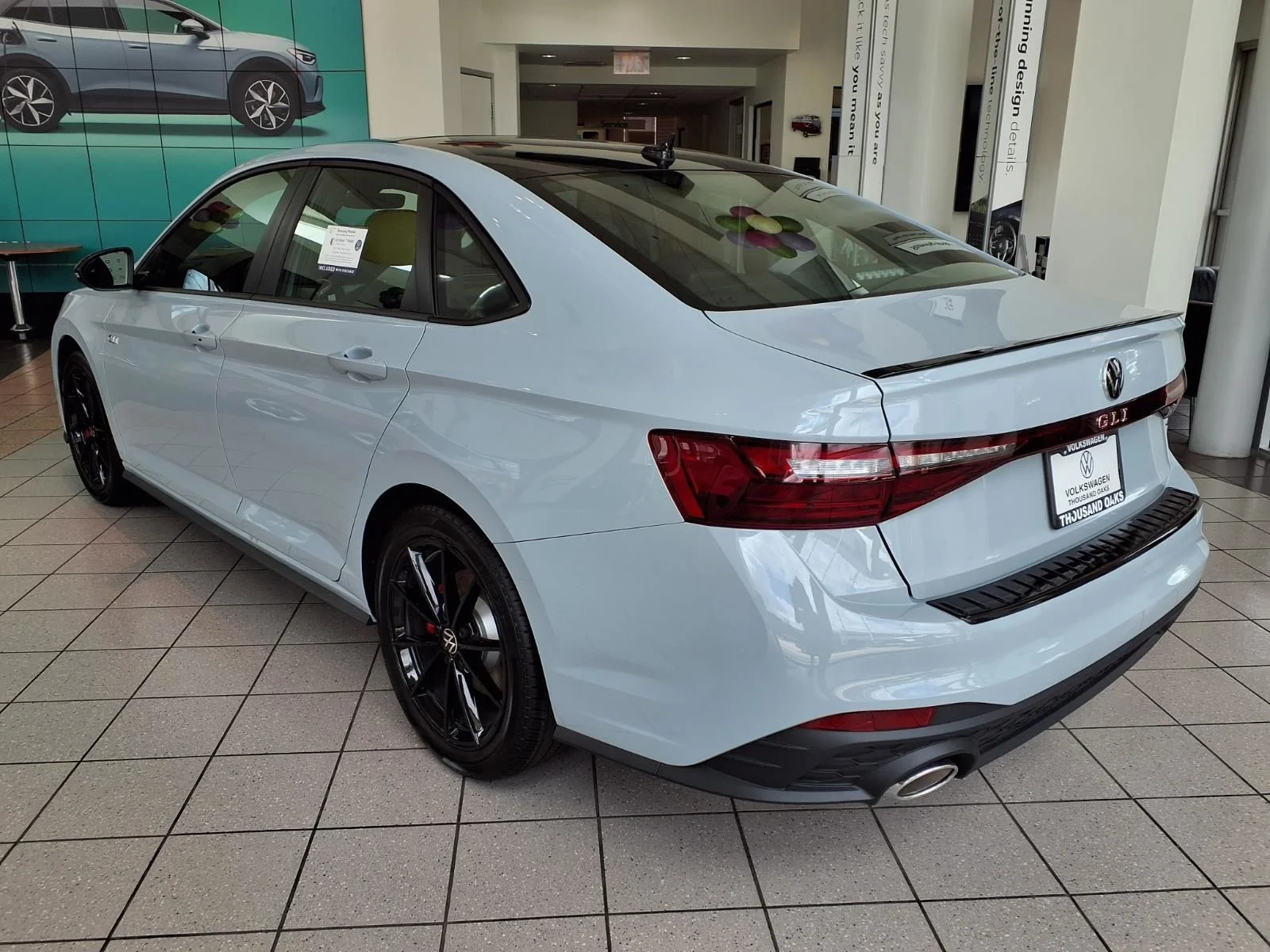 New 2026 Monument Gray W/Deep Black Roof Volkswagen 2.0T Autobahn image 5