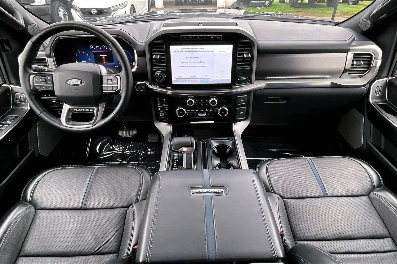 Used 2024 Antimatter Blue Metallic Ford Platinum image 10