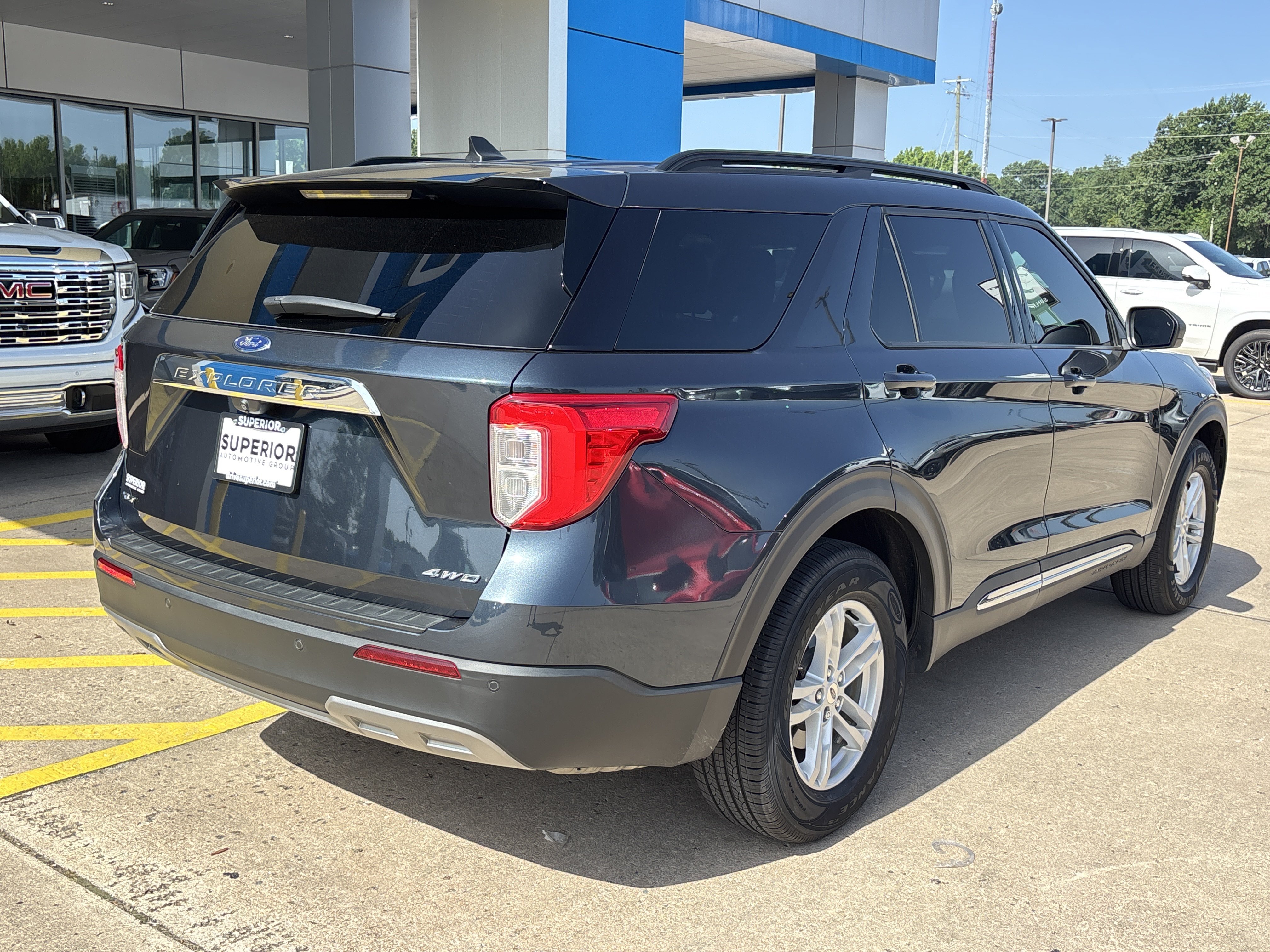 Used 2022 Blue Ford XLT image 3