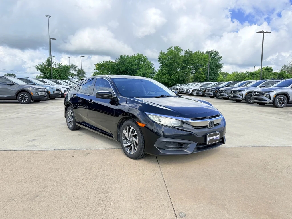 Used 2016 Crystal Black Pearl Honda EX image 11