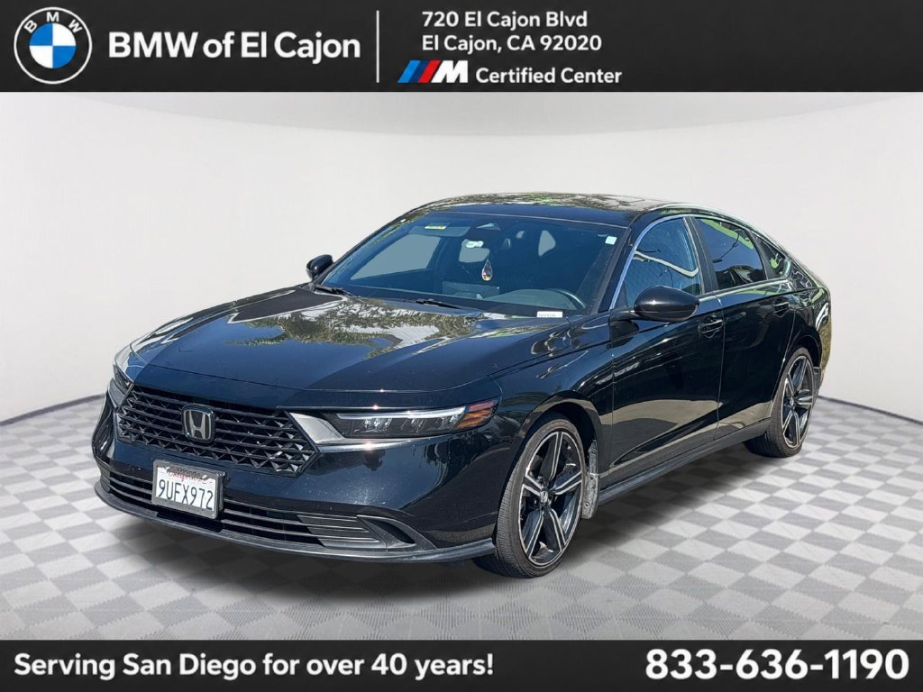 Used 2024 Crystal Black Pearl Honda Sport image 1